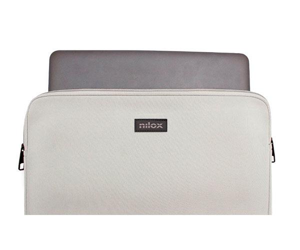 Funda portatil Nilox Sleeve / Gris / 14.1 pulg. / Neopreno NXF1402 - Imagen 5