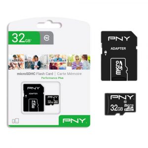 Micro sd hc Pny Performance Plus 32Gb clase 10 + Adaptador
