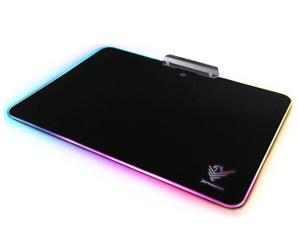 Alfombrilla Gaming Led RGB Phoenix Xpad negra / USB / 10 modos iluminacion / rigida / PHFACTOR-XPAD - Imagen 2