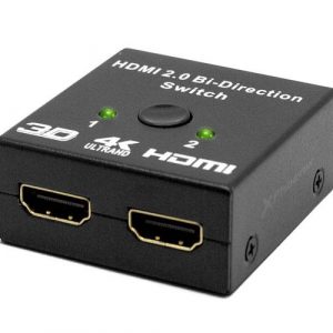 Splitter Hdmi 1x2 / Switch Bidireccional / 4K / 3D / Phoenix / Phhdmisplitter2 / Negro