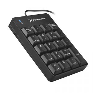Teclado Numerico Key Pad Phoenix / Usb / 19 Teclas / Indicador Led / Negro / Phnumericalpad