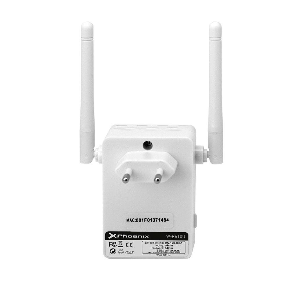 Repetidor Wifi Phoenix / 300Mpbs / 2x Rj45 / 2 Antenas / PHW-R610U - Imagen 5