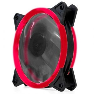 Ventilador caja gaming doble LED Rojo Phoenix Phfactorfan12r / 12cm / Molex 4 pines / silencioso / 1200 rpm