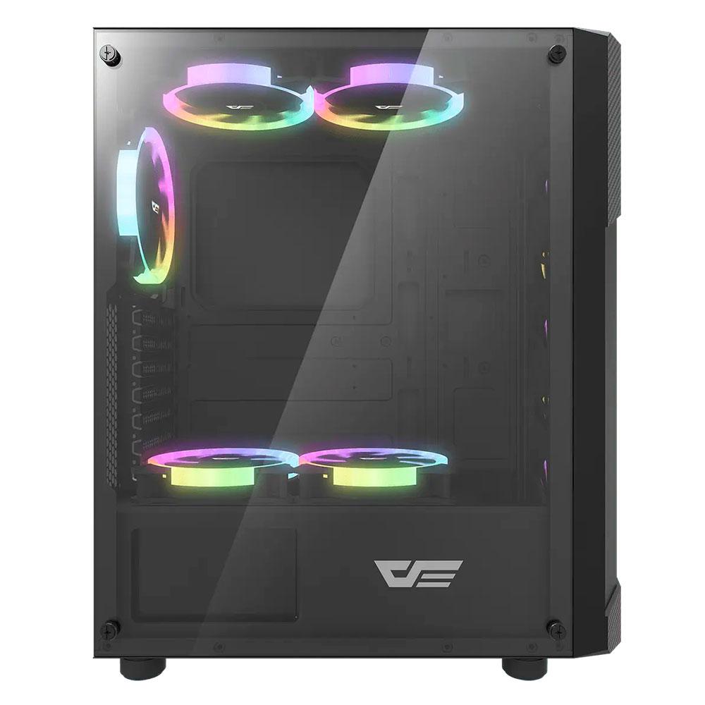 Caja Gaming Darkflash Pollux Negra / ATX / Cristal Templado / Ventiladores NO incluidos - Imagen 4