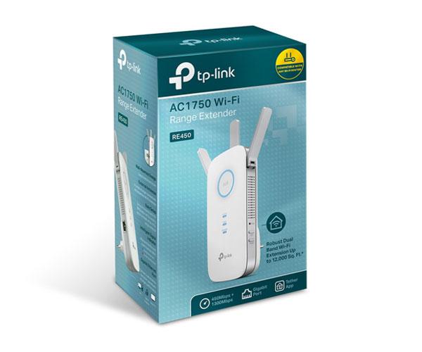 Repetidor Wifi RE450 V.2 / Ac1750 Dual Band / RJ45 Gigabit / 3x antenas TP-Link - Imagen 3