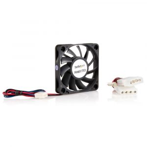 Ventilador interno Startech 60mm (6x6x1cm) / 4000 RPM / 3 Pines / Negro FAN6X1TX3