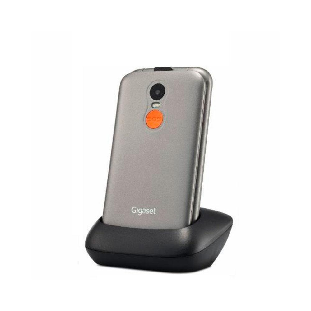 Telefono movil GIGASET Senior GL590 / 2.8 / Bluetooth 2.1 / Tipo concha / Dual SIM / Gris" - Imagen 2