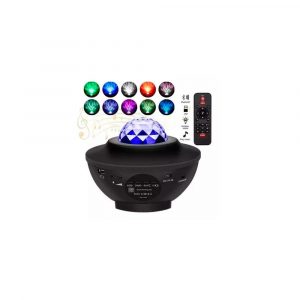 Proyector de galaxia LED / Bluetooth / Control Remoto / Negro SL10031