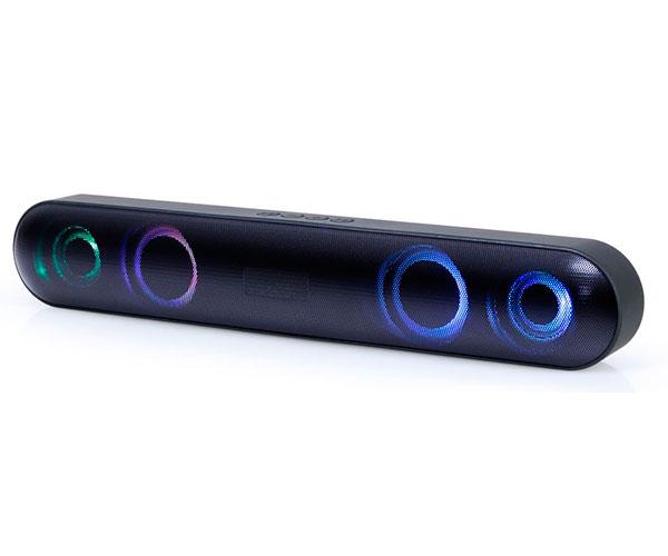 Barra de sonido Bluetooth GMB Audio / 2x5w / Jack 3.5mm / RGB / Mp3 MicroSd - Usb - Aux / SPKBT-BAR400L