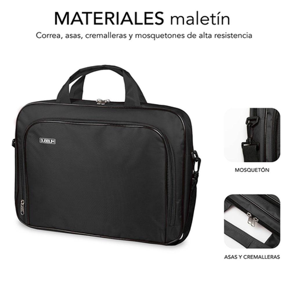 Maletin Subblim Oxford hasta 14 / Negro / SUB-LB-1OLB030" - Imagen 3
