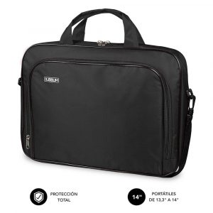 Maletin Subblim Oxford hasta 14 / Negro / SUB-LB-1OLB030"
