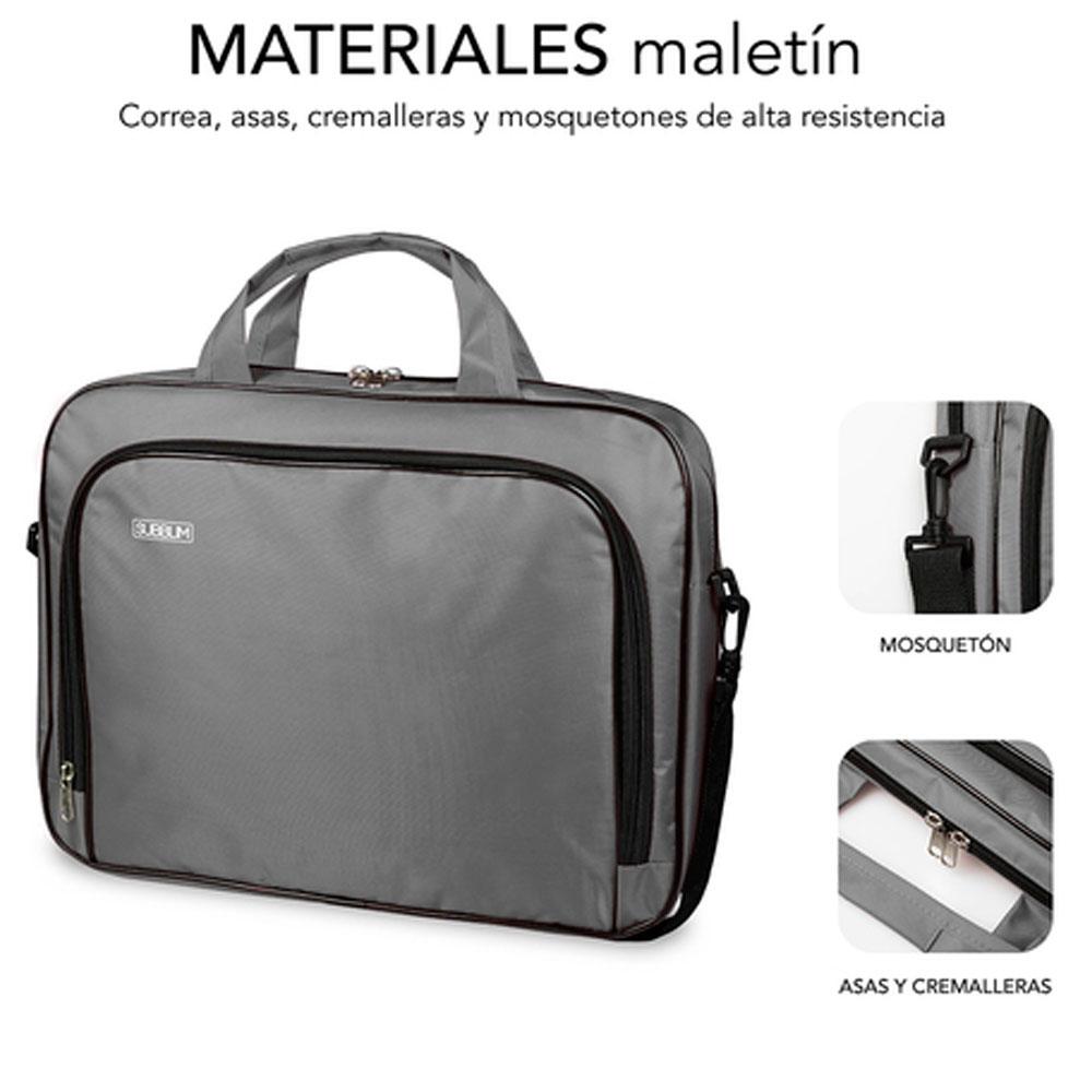 Maletin Subblim Oxford hasta 14 / Gris / SUB-LB-1OLB031" - Imagen 3
