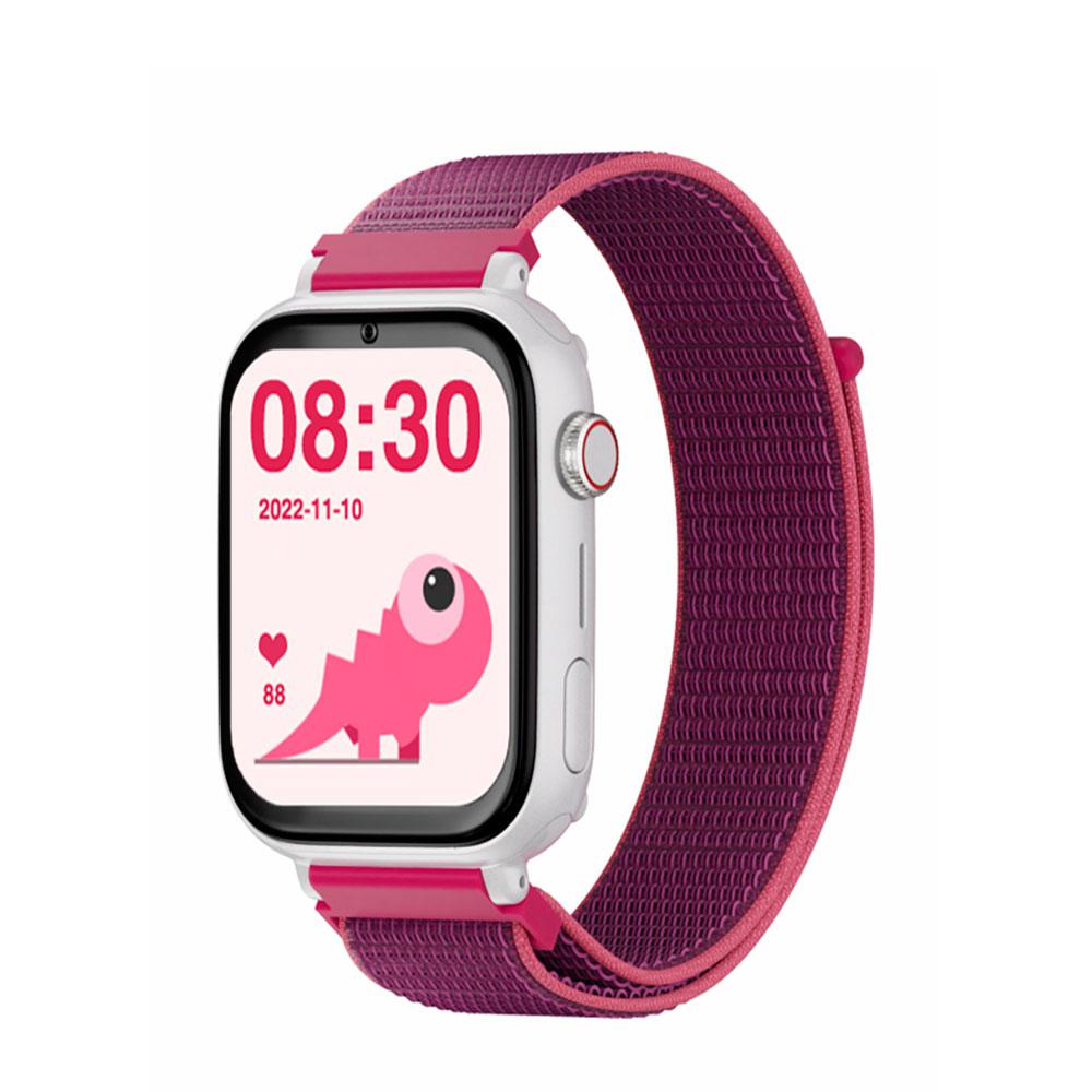 Smartwatch SaveFamily Plus llamada y GPS / 1.85 / 680 mAh / NanoSIM / Tela / Blanco/Frambuesa"