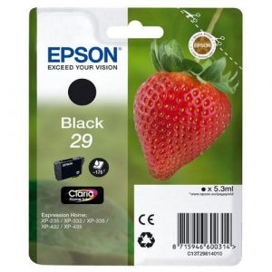 ÷ Strawberry singlepack black 29 claria home ink