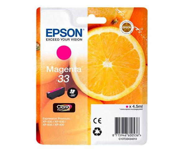 ÷ Oranges singlepack magenta 33 claria premium ink