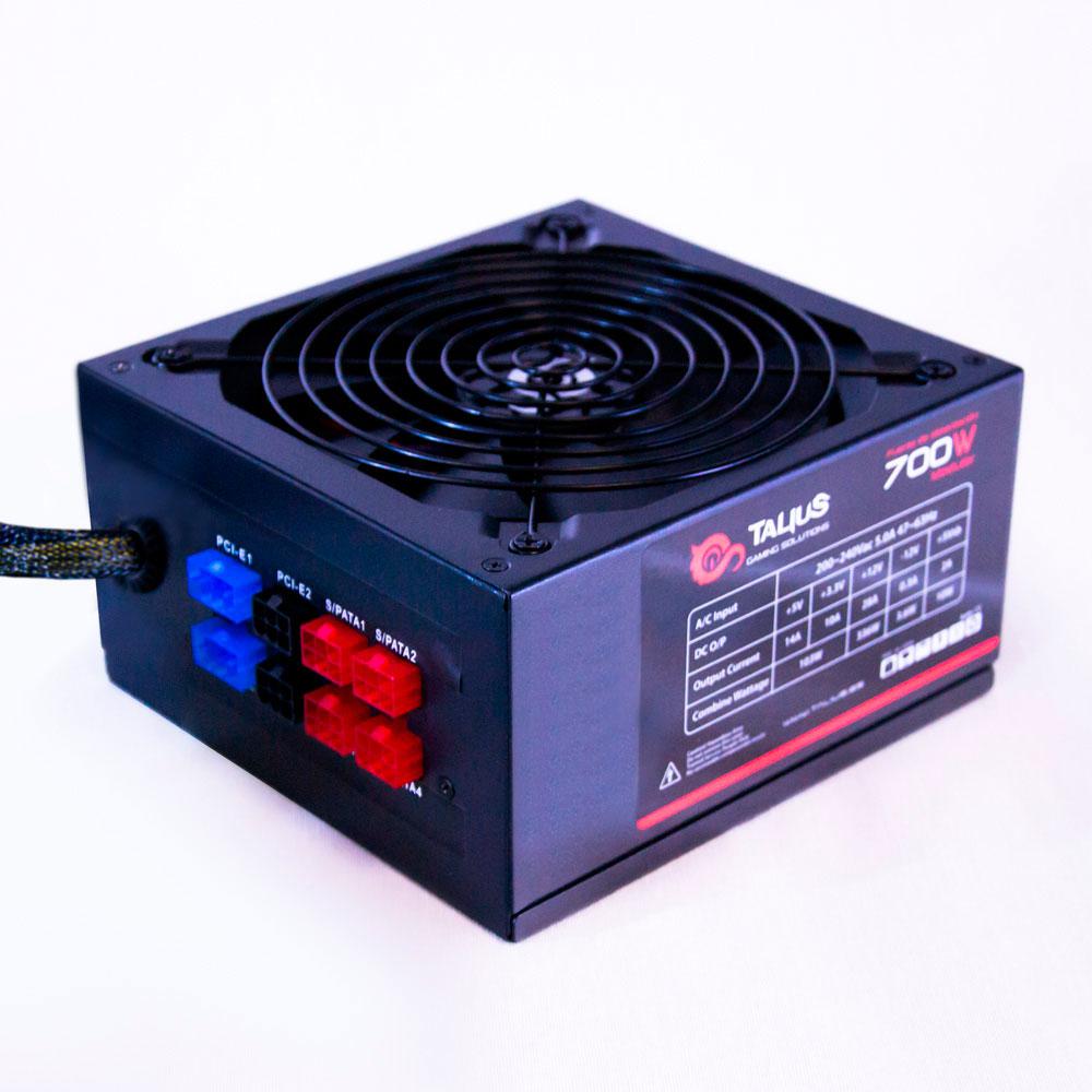 Fuente alimentacion ATX 700w Modular Talius / Pfc activo / Cables mallados / tal-psu700wmod