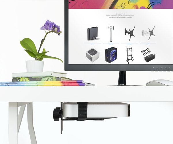 Soporte para Pc Mini - Nuc / Tooq Tcch0001-b / Negro - Imagen 5