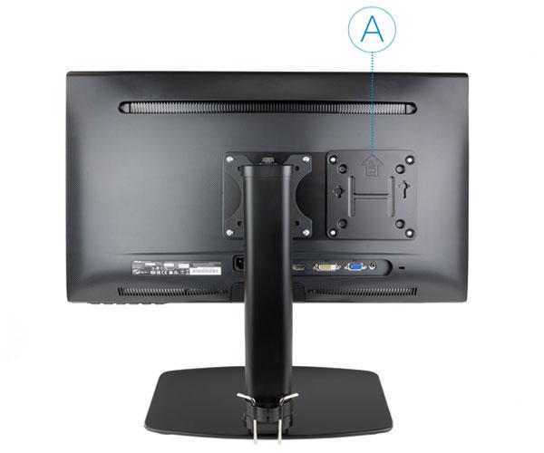 Soporte Vesa para Mini Pc / Nuc / Barebone / Tooq TCCH0007-B / Vesa 75x75 / 100x100 / Negro - Imagen 2