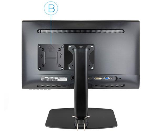 Soporte Vesa para Mini Pc / Nuc / Barebone / Tooq TCCH0007-B / Vesa 75x75 / 100x100 / Negro - Imagen 3