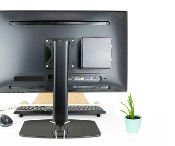 Soporte Vesa para Mini Pc / Nuc / Barebone / Tooq TCCH0007-B / Vesa 75x75 / 100x100 / Negro - Imagen 4