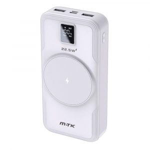 PowerBank TD2127 Type-C / 20000 mah / 1xType-c / Carga inalambrica QI 15w / Usb / QC 22.5w / Blanco / MTK 0251271