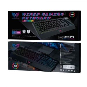 Teclado Gaming Led Rgb / TG7236 / 1.5m / Iluminacion Led / MTK / 0752362