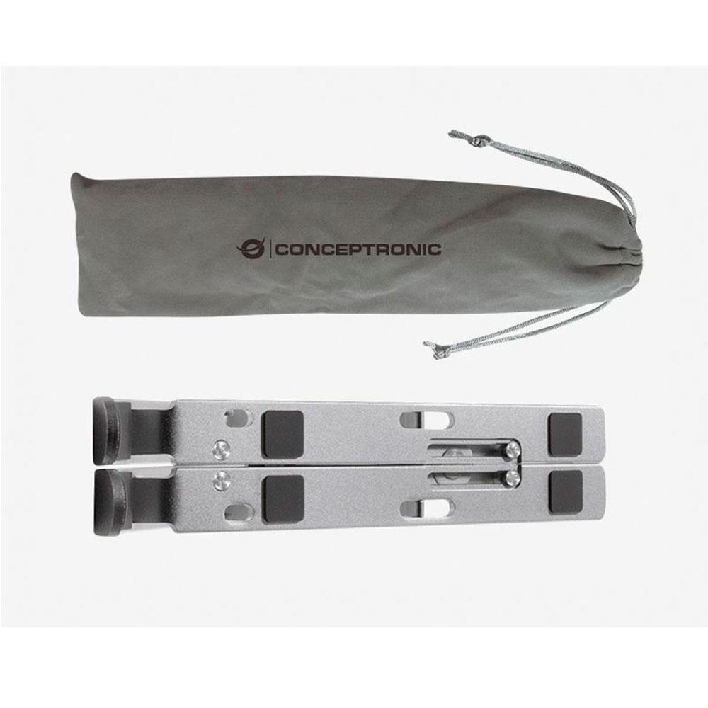 Soporte Conceptronic Thana Ergo / Hasta 15.6 / Aluminio / 7 niveles / THANA04S" - Imagen 4