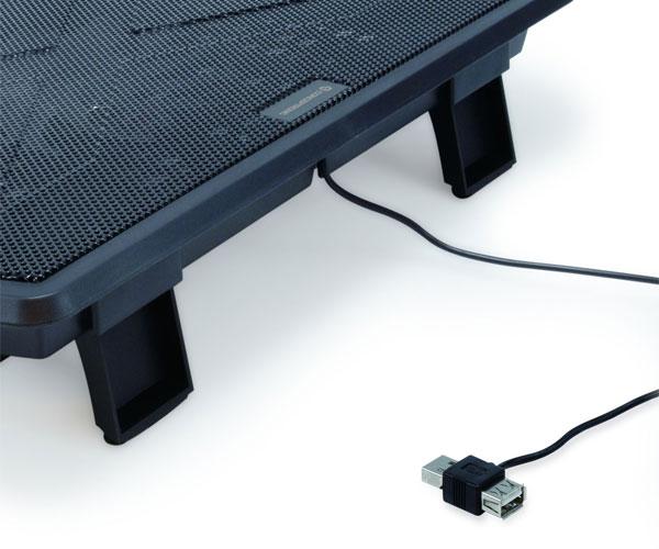 Base refrigeradora Conceptronic THANA05B / Hasta 15.6 Pulg. / 1x Fan 125mm led Azul - Imagen 3