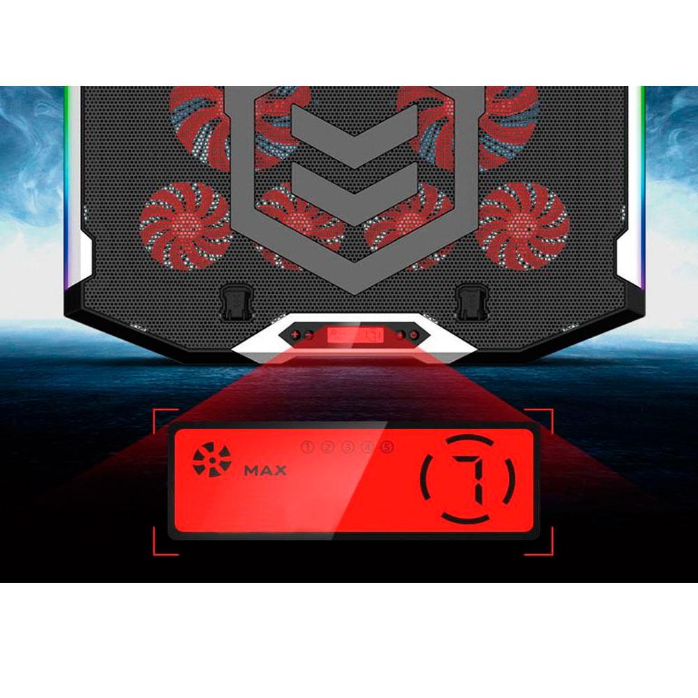 Base refrigeradora Conceptronic Gaming THYIA01B / Hasta 17 / Led Rgb / 6x Fan" - Imagen 2