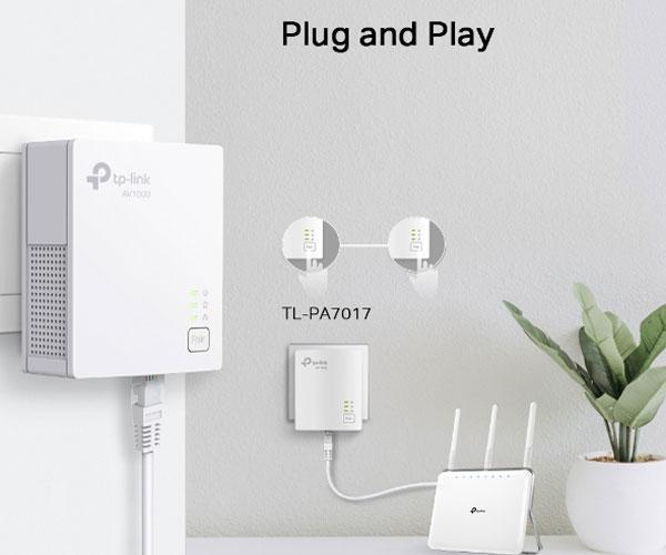 PLC TL-PA7017 Kit 1000Mpbs / Pack 2 Uds / AV1000 / TP-Link - Imagen 5