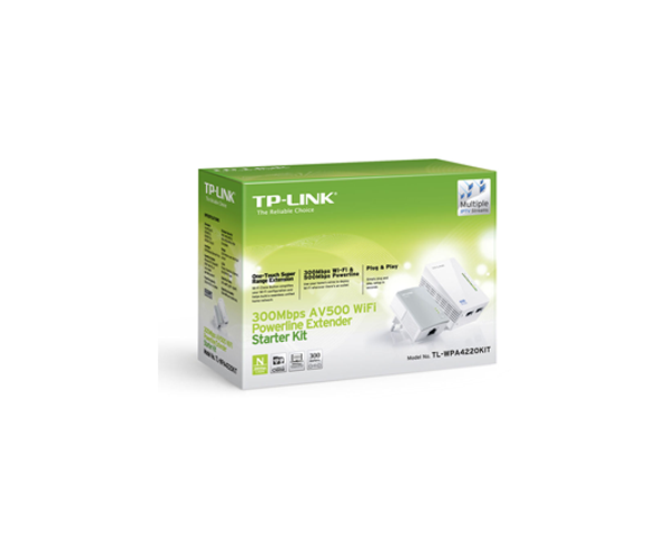 PLC TL-WPA4220KIT av600 TP-Link / 300 Mbit/s / Ethernet Wifi - Imagen 2