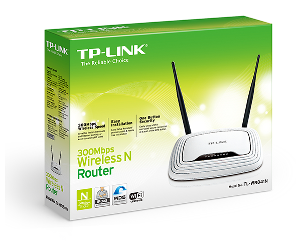 Router Wifi Tp-Link TL-WR841N / 300 Mbps / V14 / 2 antenas
