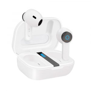 Auriculares Tooq Bender Bluetooth 5.1  Blanco / Type-C / Control tactil / Base de carga / TQBWH-0031W