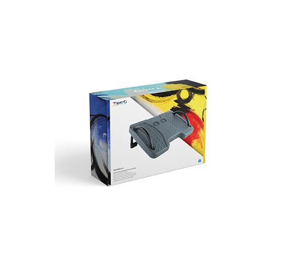 Reposapies Tooq / Ajustable en inclinación / Goma antideslizante / Gris / TQFR0601-G - Imagen 3