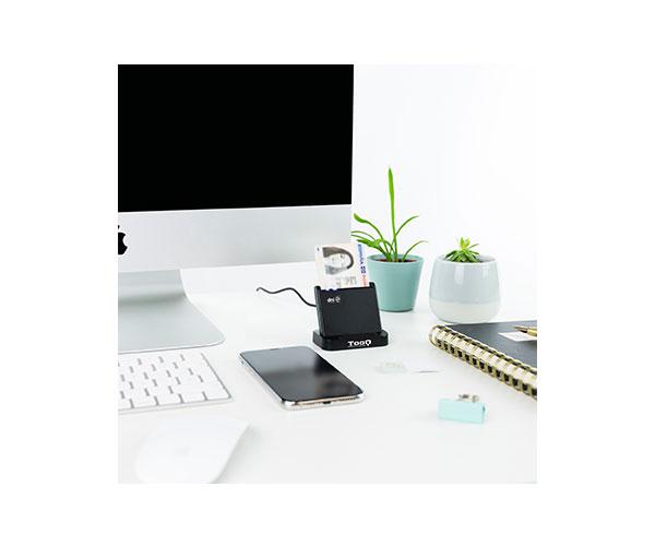 Lector Dni externo Tooq USB 2.0 Vertical / Dni 4.0 / Negro / TQR-220B - Imagen 4