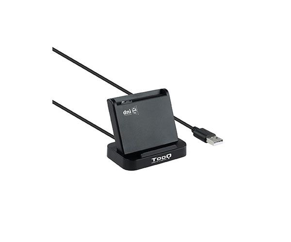 Lector Dni externo Tooq USB 2.0 Vertical / Dni 4.0 / Negro / TQR-220B