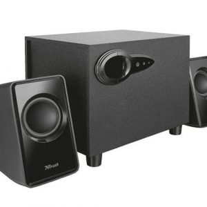 Altavoces Trust 2.1 Avora / Subwoofer madera / 18W (9w Rms)