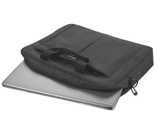Maletin portatil Trust Primo Negro / Hasta 16 pulg. / Correa al hombro ajustable / Compartimento principal acolchado 21551 - Imagen 3