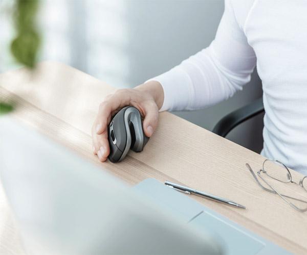 Raton Inalambrico Trust Verro Ergonomico / Angulo 60º / 1000-1600dpi / Negro - Imagen 8