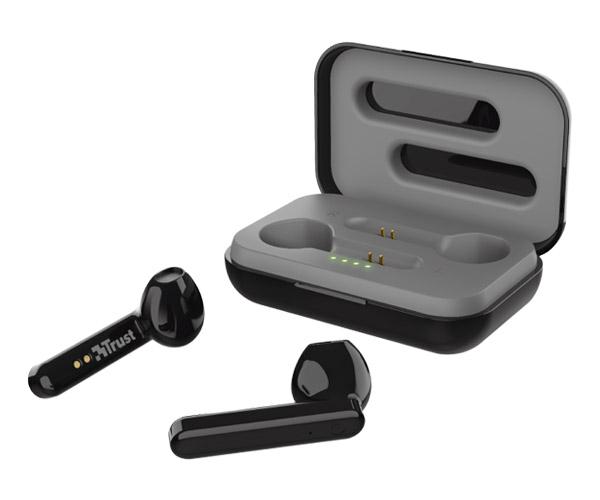 Auriculares Intrauditivos Trust Primo Touch Negro / Bluetooth / Tactil / Base recargable / 23712 - Imagen 5