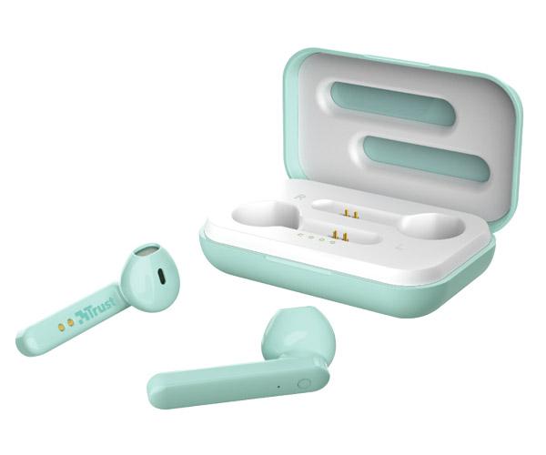 Auriculares Intrauditivos Trust Primo Touch Turquesa / Bluetooth / Tactil / Base recargable / 23781 - Imagen 5