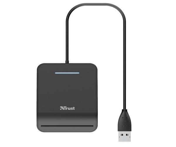 Lector Dni externo Trust Compatible con Dnie - Smartcards / Usb 2.0 / Negro / TRUST23890 - Imagen 2