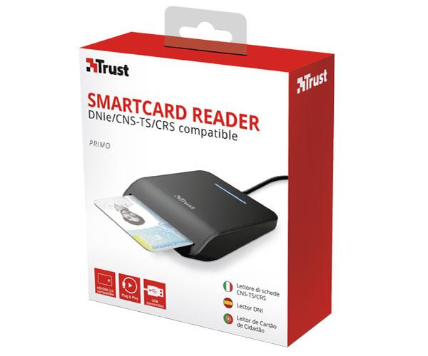 Lector Dni externo Trust Compatible con Dnie - Smartcards / Usb 2.0 / Negro / TRUST23890 - Imagen 5
