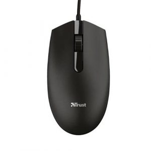 Raton Usb Trust TM-101 / 1200 Dpi / 3 botones / Rueda de desplazamiento / Negro / 24274