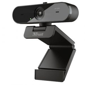 Webcam Streaming Trust 2K TW-250  / QHD 2K / Enfoque Automatico / Gran Angular / 2x Micrófonos