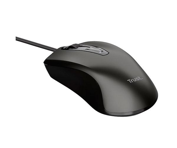 Raton Usb Trust Basics / 1200 Dpi / USB / 3 Botones / Negro 24657