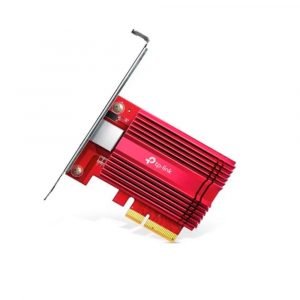 Tarjeta de red PCI-E 3.0 Ethernet TX401 / 10 Gigabit / Incluye perfil bajo / Rojo / TP-Link
