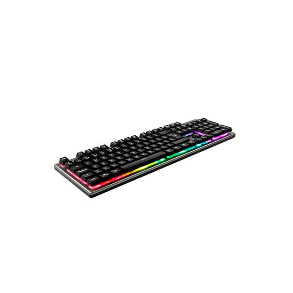 Teclado Gaming USB Unykach Nova K244 / Iluminacion RGB / Antighosting / Gris - Imagen 2