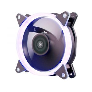 ÷ Ventilador interno unyka candy 120mm anillo led azul 7 aspas 1400rpm