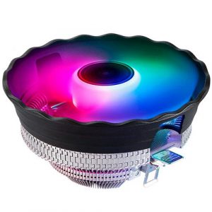 Ventilador Cpu Unykach Jotun DF / RGB / Base Aluminio / Perfil bajo / Fan 120mm / MultiSocket 1700 - Am4 532023